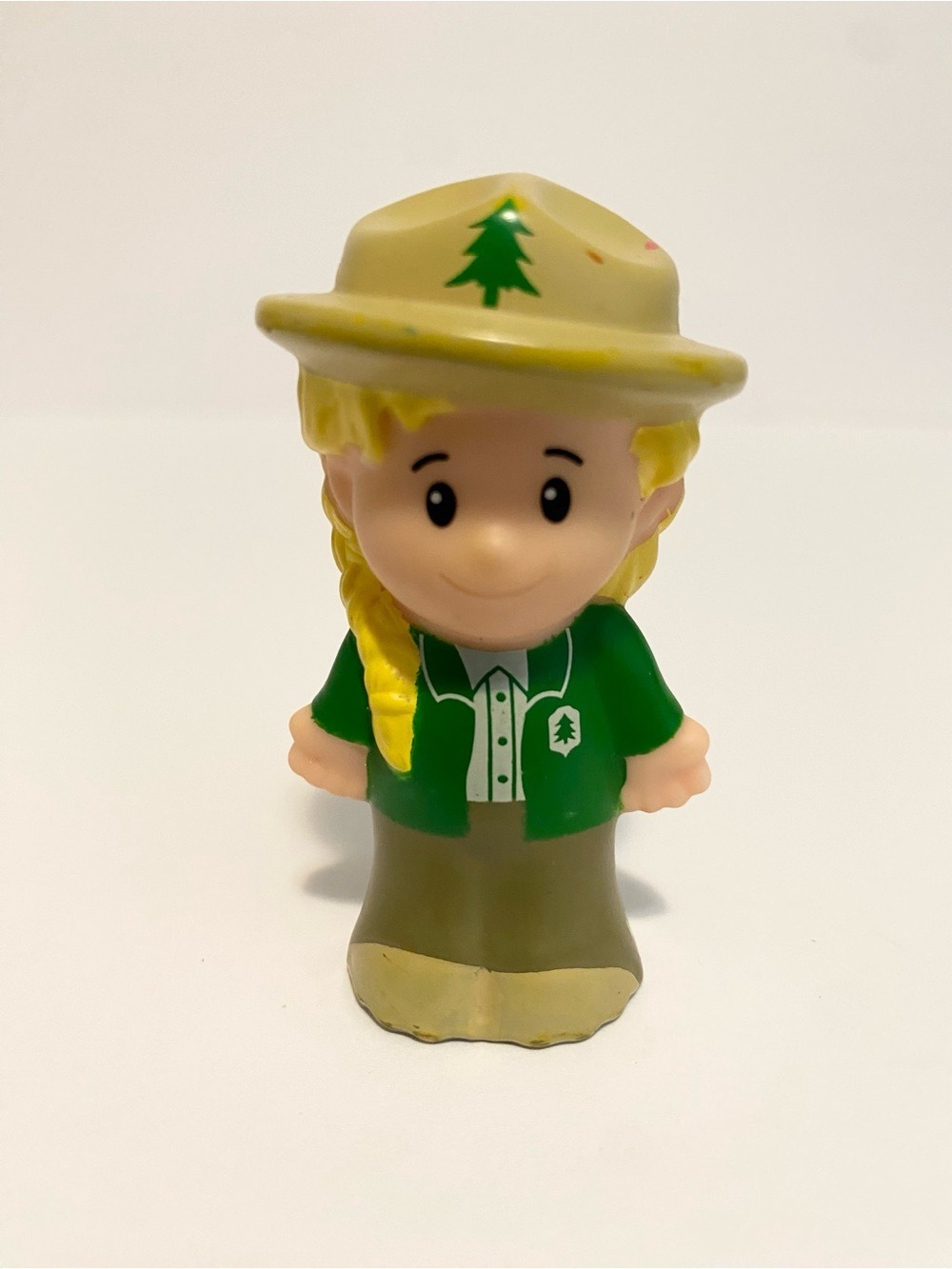Little People Forest Park Ranger Safari Green Tan Hat Person Toy Fisher Price